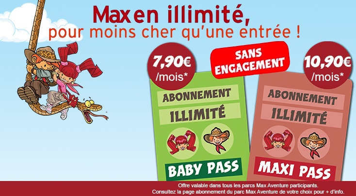 Abonnements, Max en illimité Abonnements, Max en illimité